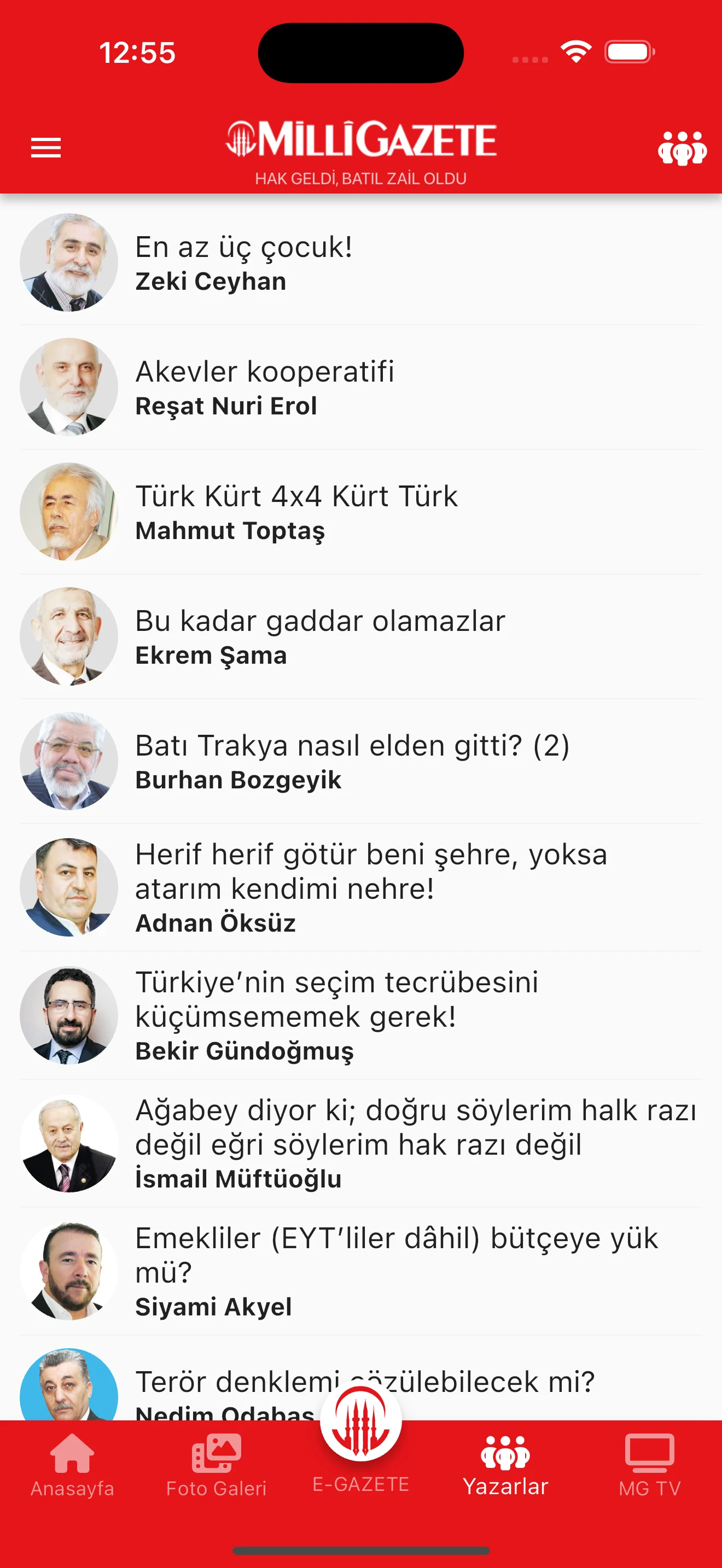 Milli Gazete screenshot