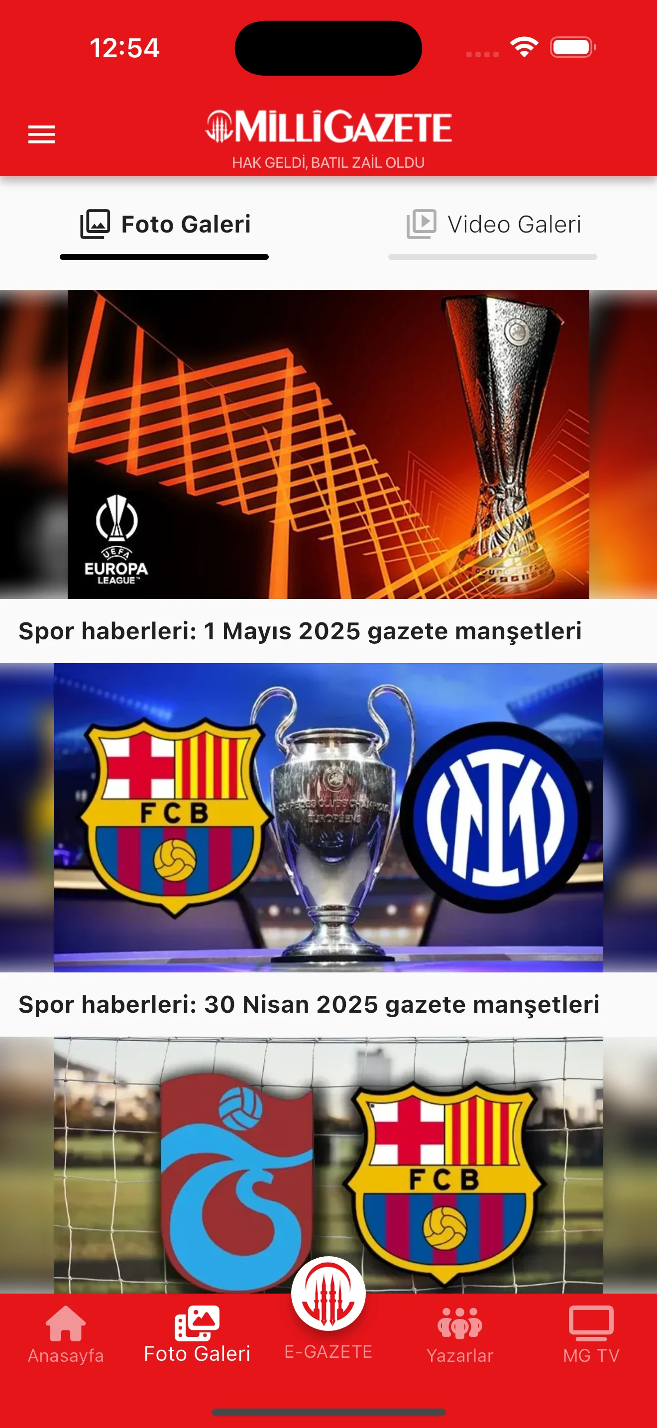 Milli Gazete screenshot