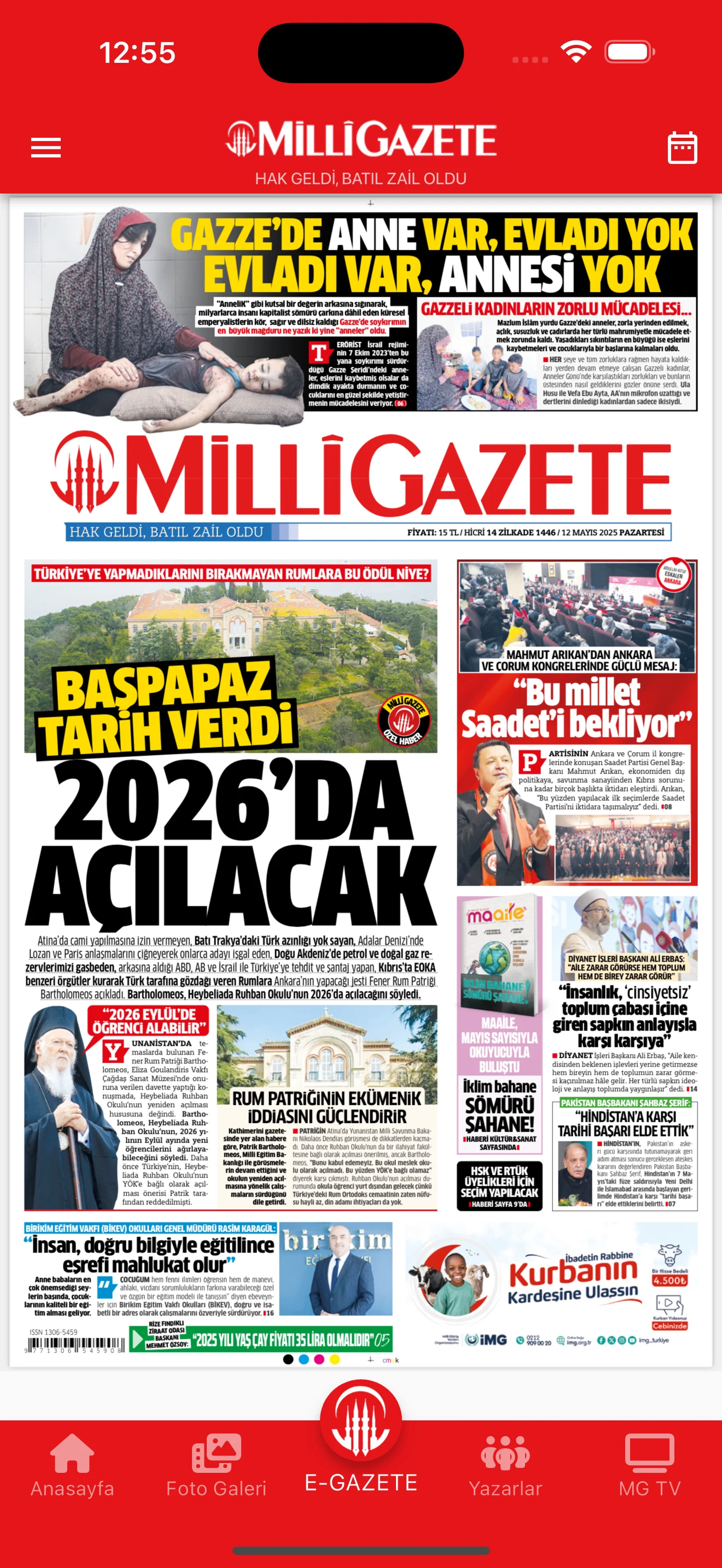 Milli Gazete screenshot